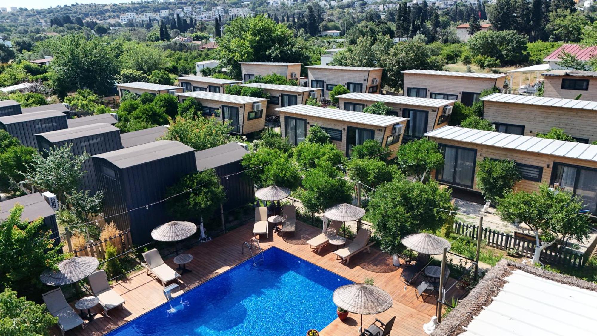 Gaia Tiny Houses Butik Hotel Bodrum Eksteriør bilde
